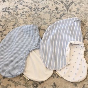 Two Pottery Barn Kids Boppy Covers